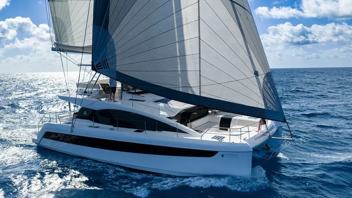 Aquila 46 Yacht catamarans for catamaran charter Croatia, featuring modern design, comfort and award-winning performance