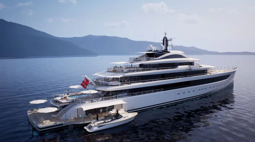Benetti Yachts Custom Life 85M Card NEW